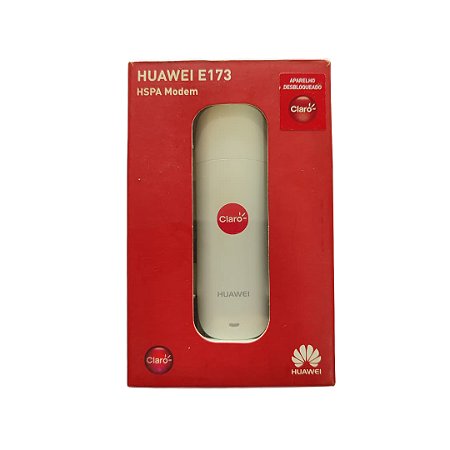 Mini Modem USB 3G Huawei E173 – Desbloqueado para Todas as Operadoras
