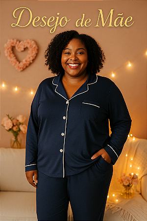 Pijama modelo americano (plus size)