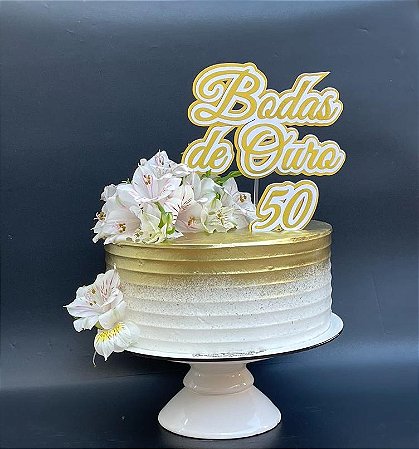 Topo de Bolo 50 anos