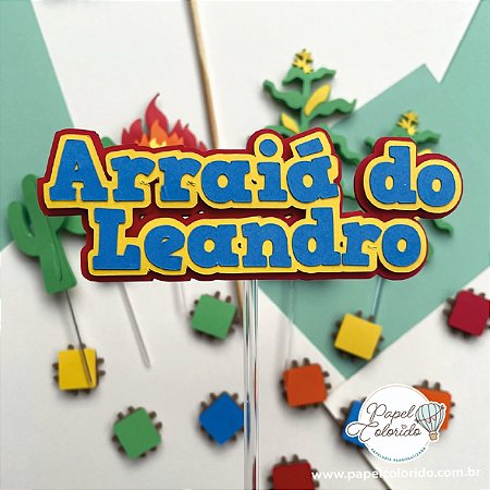 Topo de Bolo: Festa Junina Arraiá Adulto