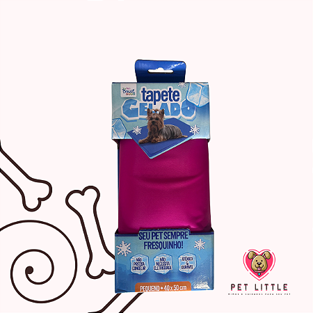 Tapete gelado para cachorro Rosa