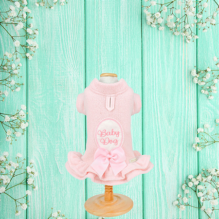 Vestido Baby Dog Rosa - Bonito Pra Cachorro