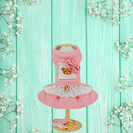 Vestido Baby Little bear - Bonito Pra Cachorro