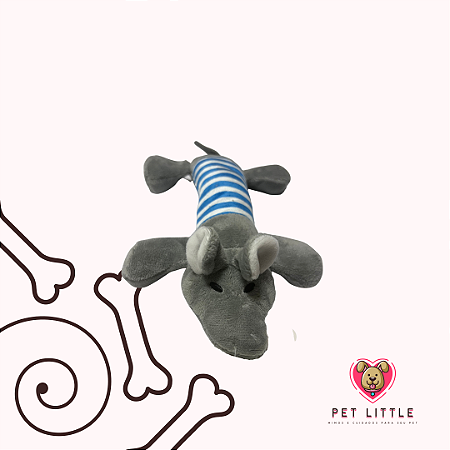 PELÚCIA LISTRADA ELEFANTE