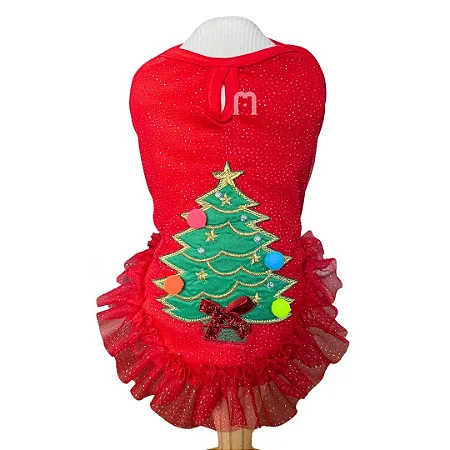 Regata Árvore de Natal Fêmea Malloo – Vermelho – Tamanho PP