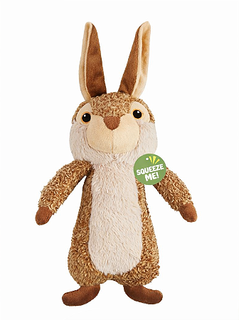 Brinquedo para Cachorro Lebre de Pelúcia com Apito Fofos Reino Selvagem Grande