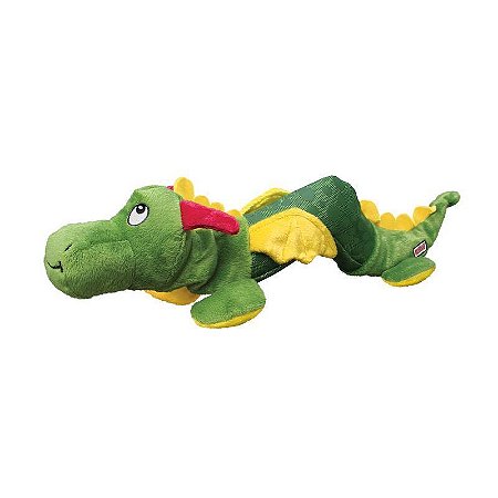 KONG Shakers Dragon LG/XL Brinquedo para Cachorro com Apito 45cm