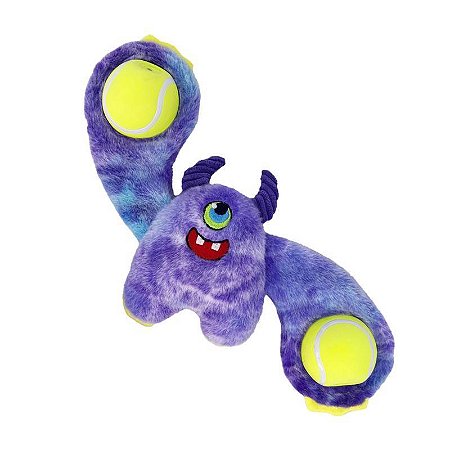 KONG Woozles Monster Assorted M Brinquedo para Cachorro com Apitos