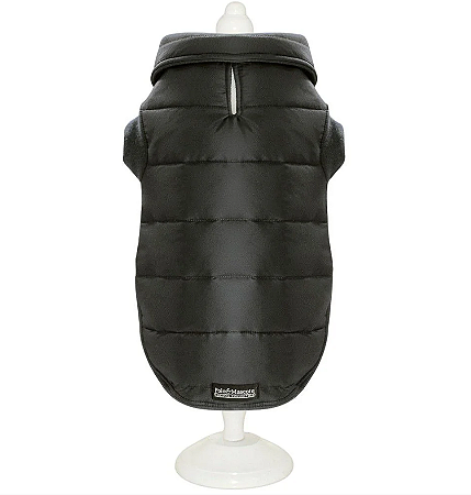 Capa Polo Mascote Preta para Cães Pequenos | Conforto, Proteção e Estilo 🖤❄️
