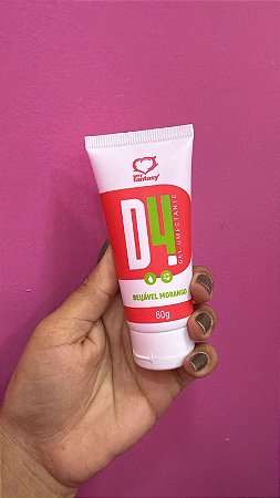 Lubrificante Beijável e Neutro D4 60g Sexy Fantasy