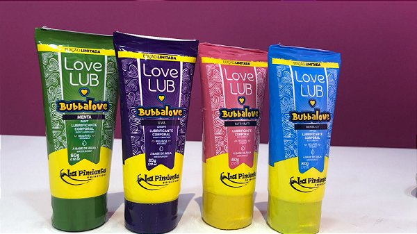 Lubrificante Íntimo Love Lub Bubbalove 60g La Pimienta