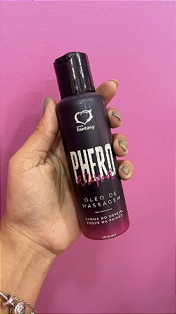 Óleo De Massagem Phero Aroma Feminino 100ml Sexy Fantasy