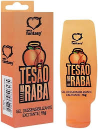 Gel Anestésico Tesão Na Raba 15g Sexy Fantasy