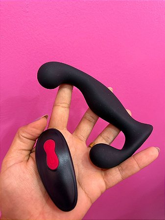 Massageador de próstata com controle