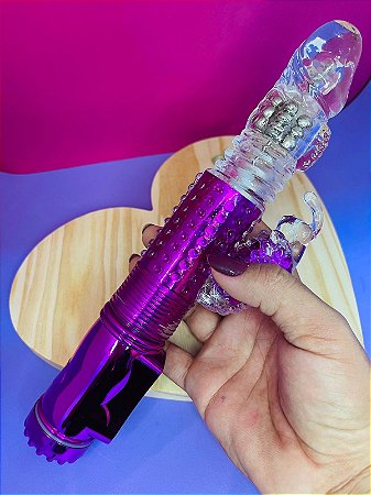 Vibrador Rotativo Ponto G 8 rotações e 36 modos de vibração