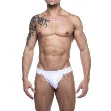 Cueca Jockstrap Fio Dental Branca Sd Clothing
