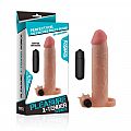 Pleasure X-Tender Series - Capa Extensora com Vibro - 20 x 4 cm - Lovetoy