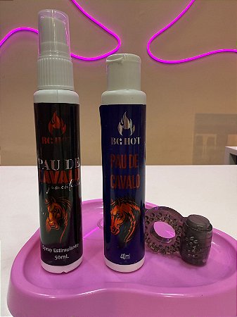 Kit Masculino Efeito Pau de Cavalo