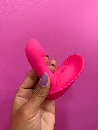 Vibrador Fancy Clamshell - Pretty Love - Conexão via bluetooth