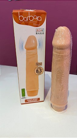Prótese Realístico com Vibrador - Barbara Dwarf - 21,5 x 4,0 cm - BAILE