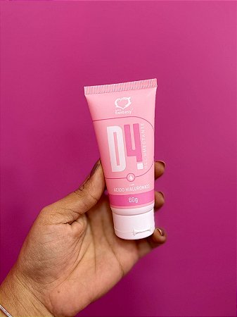 D4 60g Lubrificante Íntimo Neutro com Ácido Hialurônico – Sexy Fantasy