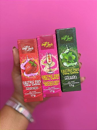 Eletric Plus Vibro Delícia Gel Eletrizante 17g Soft Love