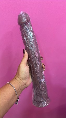 Pênis De Borracha Grande Maciça 32 X 5Cm Prazer E Cia
