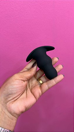 Plug Anal Vazado em Silicone - 7.3 X 3.5 cm - SI