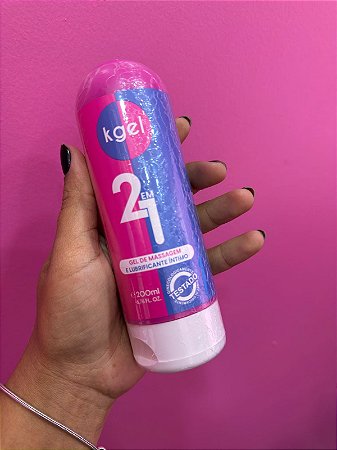 Kgel 2 Em 1 Gel Massagem E Lubrificante íntimo 200ml Kgel