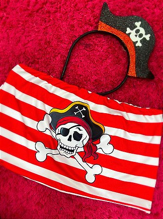 CROPED E TIARA PIRATA