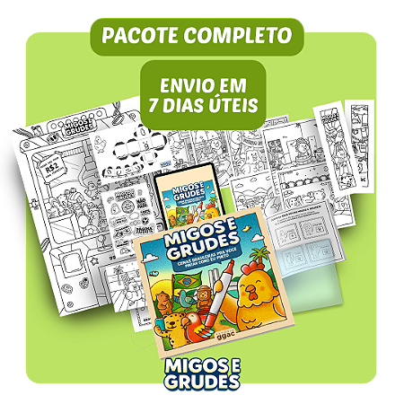 MIGOS E GRUDES PREMIUM - Livro físico + todos os itens adicionais!