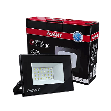 REFLETOR LED 30W BIVOLT SLIM - AVANT