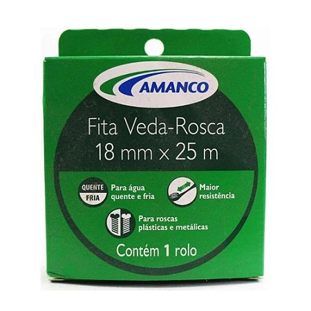 FITA VEDA ROSCA 18MMX25M - AMANCO