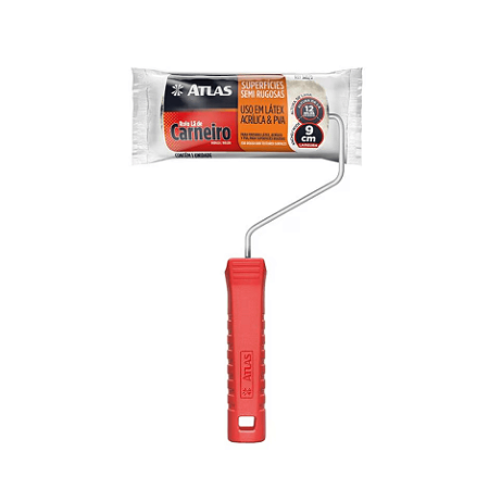 ROLO LA 09CM C/SUPORTE - ATLAS