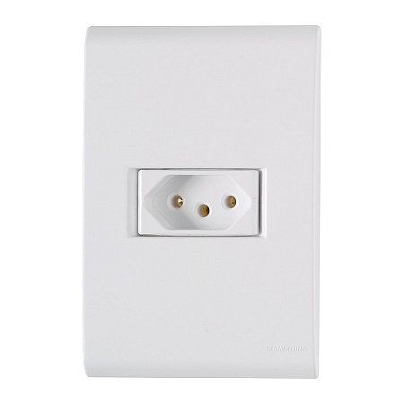 TOMADA SIMPLES 2X4 20A BR - TRAMONTINA LUX2