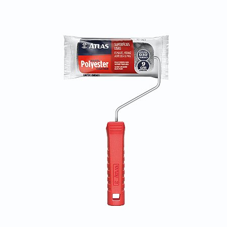 ROLO ESPUMA POLIESTER 09CM C/SUPORTE REF 406/9 - ATLAS