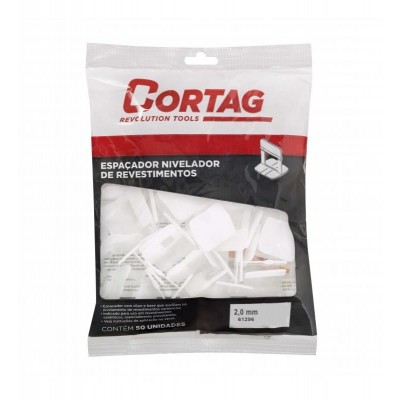 ESPAÇADOR NIVELADOR 02,0MM TRAD. CORTAG C/50