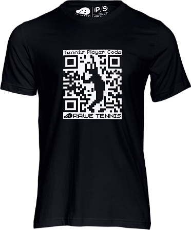 Camiseta para Tenista: Rawe Tennis Player Code. (Produto On Demand, com estampa digital).