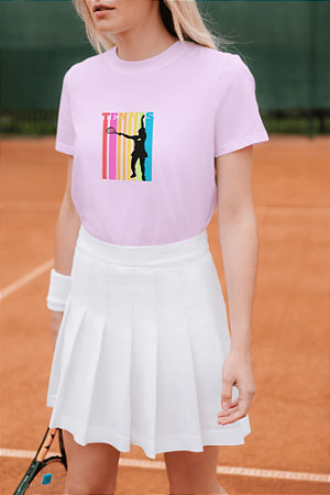 Baby Long feminina (Tênis/ Tenista): Color Tennis.
