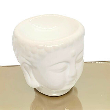 Buda Difusor Aromatizador Rechaud Wax Melts Óleos Essenciais Branco