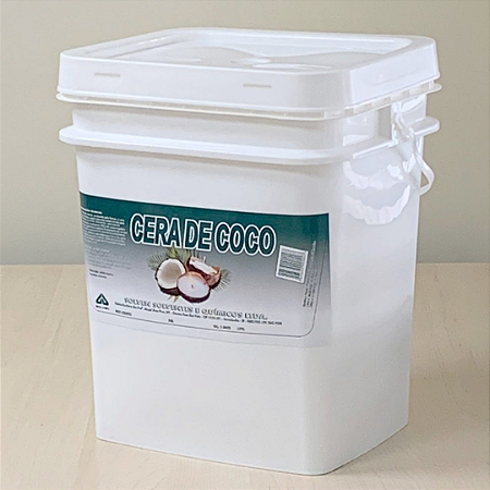 Balde de 15kg de Cera De Coco Solven Original Para Fabricação de Velas 100% Vegetal