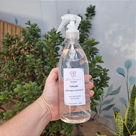 Água perfumada para tecidos "Aconchego e Sofisticação "
