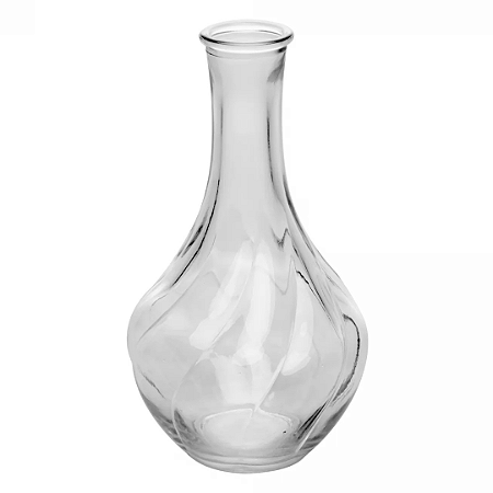 Vaso De Vidro Pumpkin Para Decoração 17cmx9,5cm 220565 Lyor
