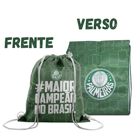 Mochila Sacola Palmeiras Academia Bolsa Porta Tênis Produtos
