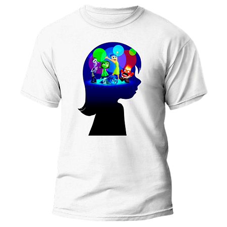 Camiseta Divertidamente 2 Personalizada Animação  Presentes