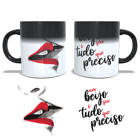 Caneca Mágica Dia dos Namorados Personalizado Presentes