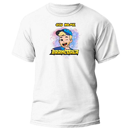 Camiseta Gamer streamer Personalizada Brancoala Presente