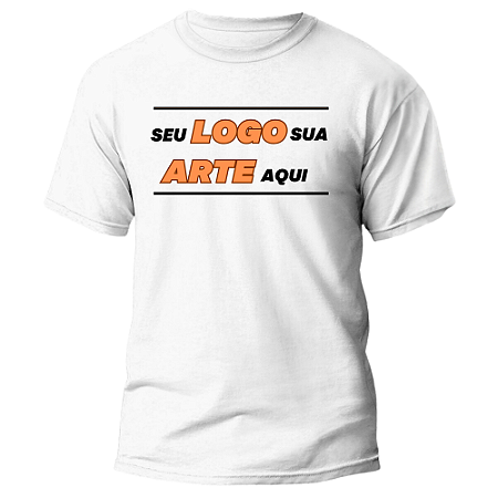 Camiseta Poliéster Sua Arte Ou Foto Personalizada Presentes