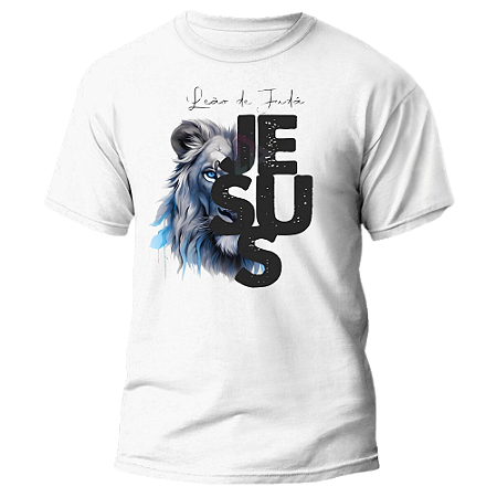 Camiseta Leão de Juda Jesus Unissex Poliester Presente