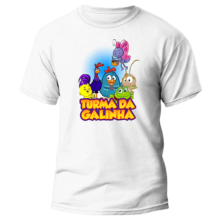 Camiseta Galinha Pintadinha Personalizada Animação  Presente